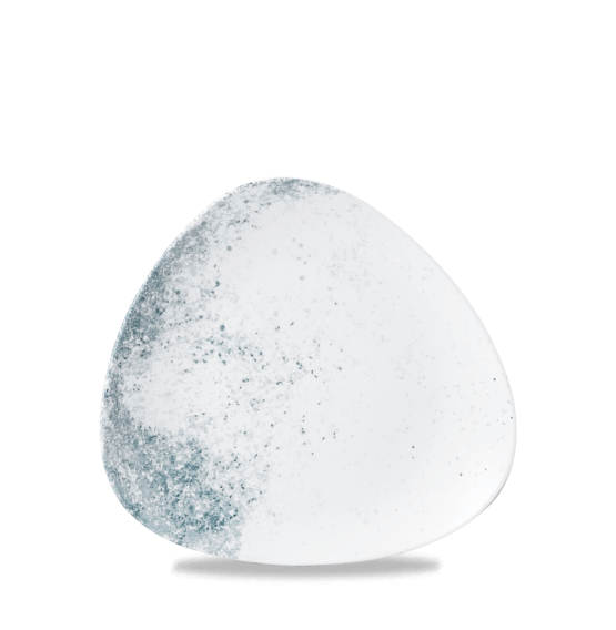 Haze Blue Triangle Plate